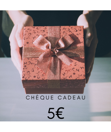 Chèque cadeau de 5€