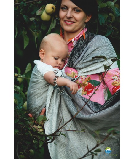 Ring sling - Monochrome Cube lin - 2,1 m