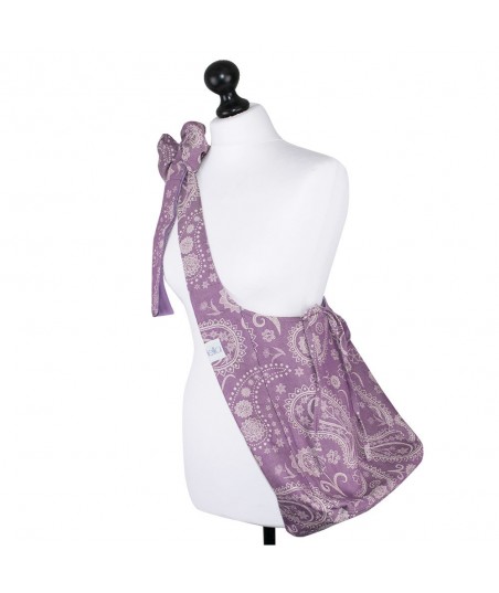 Sac bandoulière à nouer - Persian Paisley - Orchidée