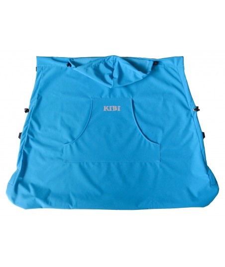 Couverture de portage en softshell KIBI - Bleu