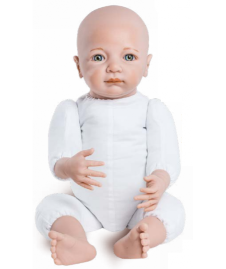 Poupée lestée de portage / massage  48cm/ 2,7kg - Andrea yeux bleus