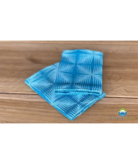 Paire de protège-bretelles Little frog Blue Glimmer