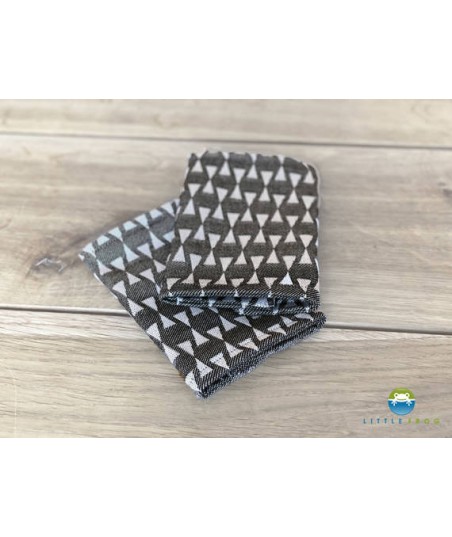 -Paire de protège-bretelles Little frog - Gray Mosaic