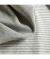 Echarpe double face jersey STRIPE SILVER- Dydimos - 5m20