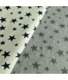 Echarpe double face jersey - Stars - Dydimos - 5m20