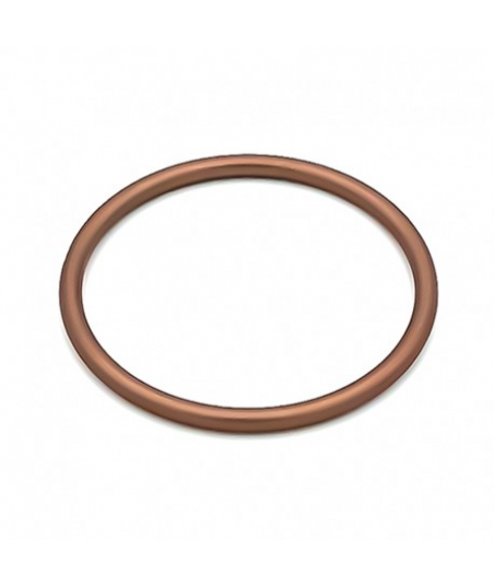 Anneau en aluminium - Bronze diam 7.5 cm