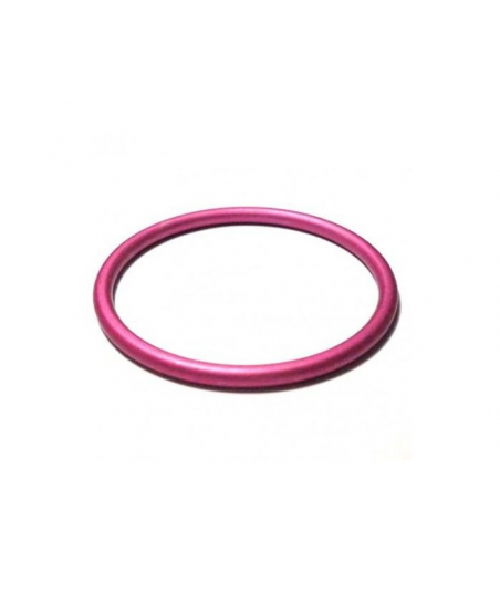 Anneau en aluminium - Rose diam 7.5 cm