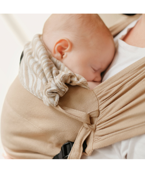 P'tit évo Mei tai hydride à click savane