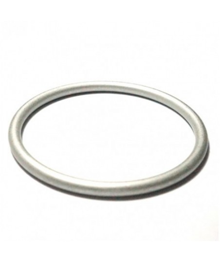 Anneau en aluminium - Gris clair - diam 5 cm