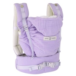 Hoodiecarrier 2 gaze de coton lilas