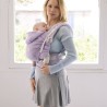 Hoodiecarrier 2 gaze de coton lilas