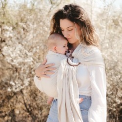 sling tissé 70% coton bio 30% lin naturel