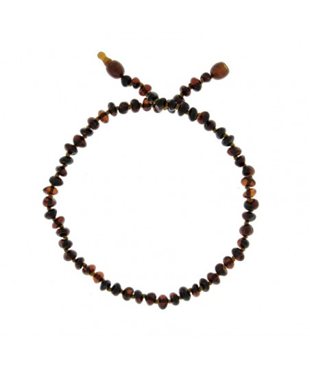 Collier d'ambre enfant - couleur cerise