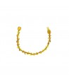 Bracelet d'ambre enfant - coloris miel